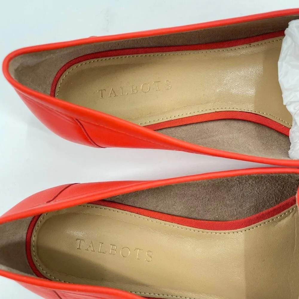 Talbots Winter Squash Ryan Chevron Quilted Slip On Loafers Womens 10M Classic